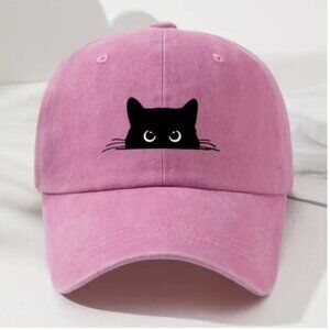 NWT Cat Lovers Cotton Caps...Choose Color
